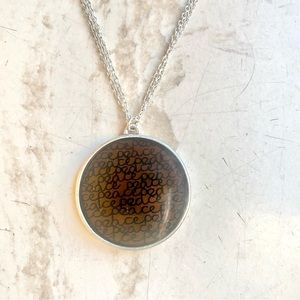 Baked Beads Peace Necklace